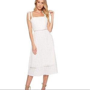 J.O.A. Tie Shoulder Midi Dress